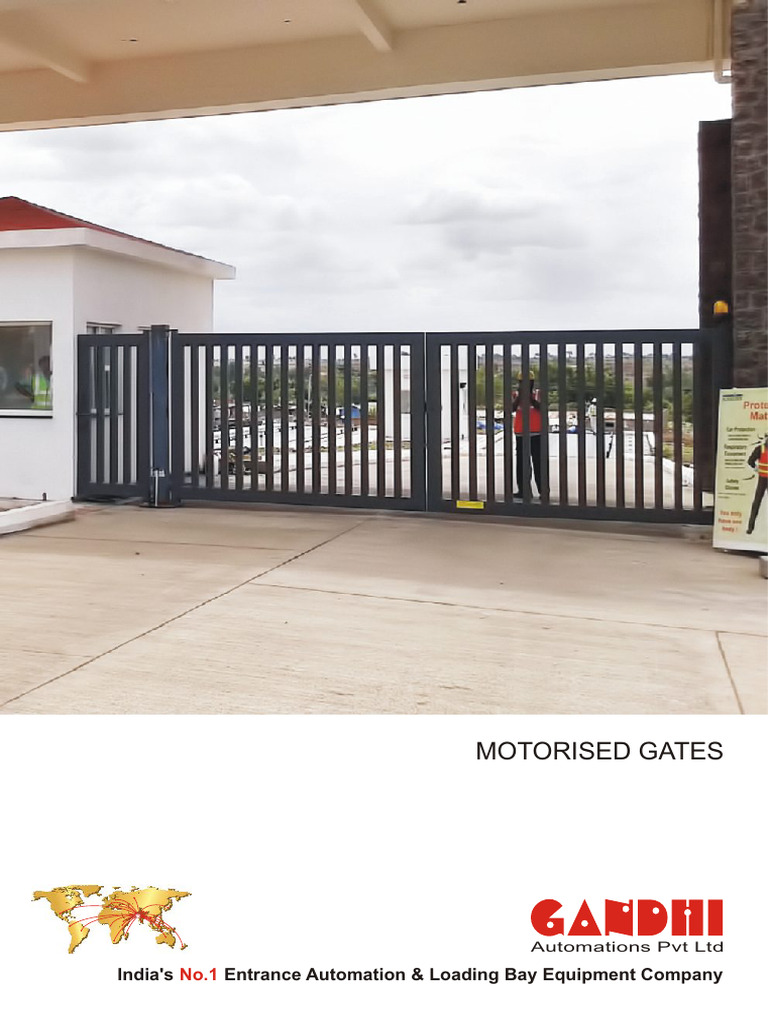 GA-motorised Swing Gate | PDF | Automation | Electric Motor