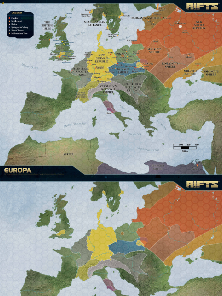 RIFTS Europa Map | PDF