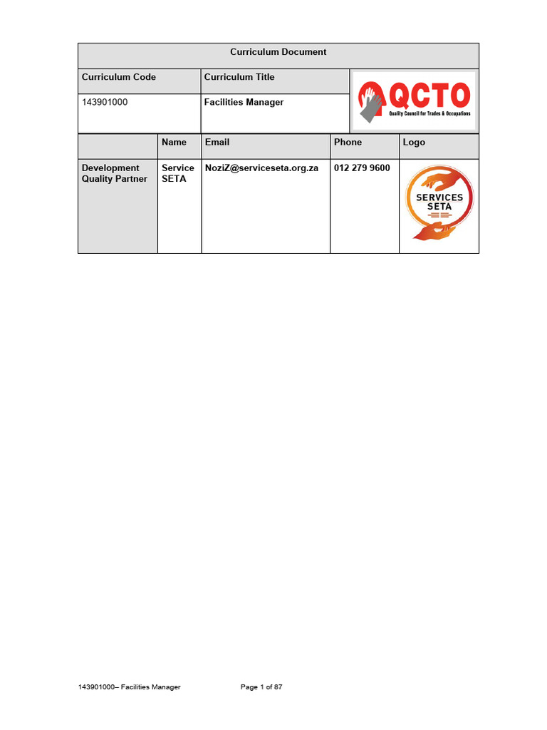 Curriculum Document | PDF | Corporate Social Responsibility ...