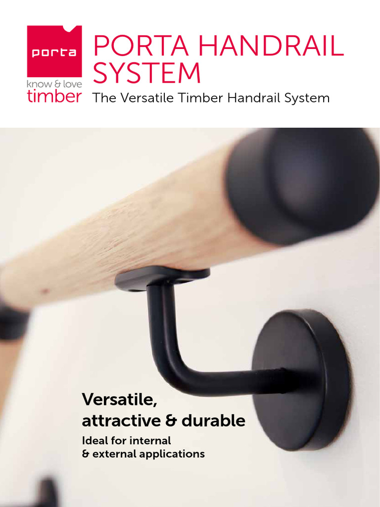 Porta Handrail System Overview | PDF | Screw | Electrical Connector
