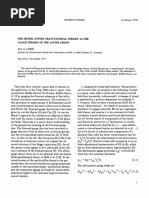 レム -ウエディングドレス- 1/7 9402012v1 - Metric-Affine Gauge Theory of Gravity | PDF