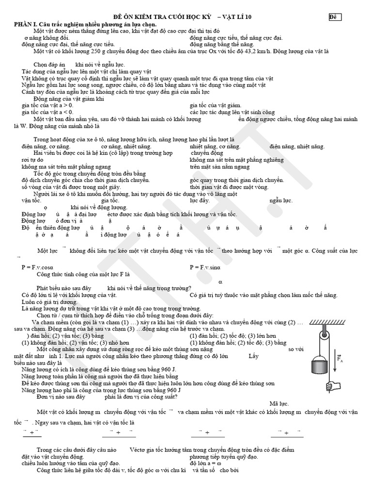 Thi Hk2 Lop 10 дђб ѓ 5 Pdf