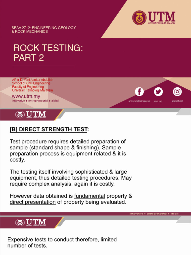 CHP 1 Rock Testing Part2 | PDF | Deformation (Engineering) | Fracture