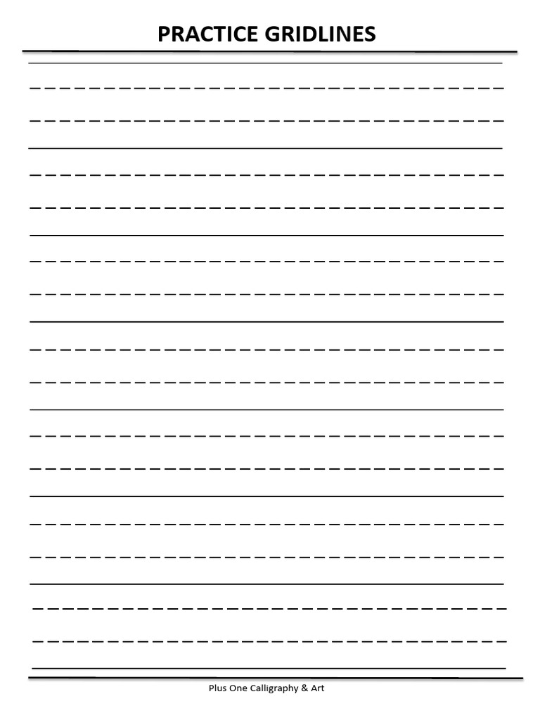 Practice Gridlines | PDF