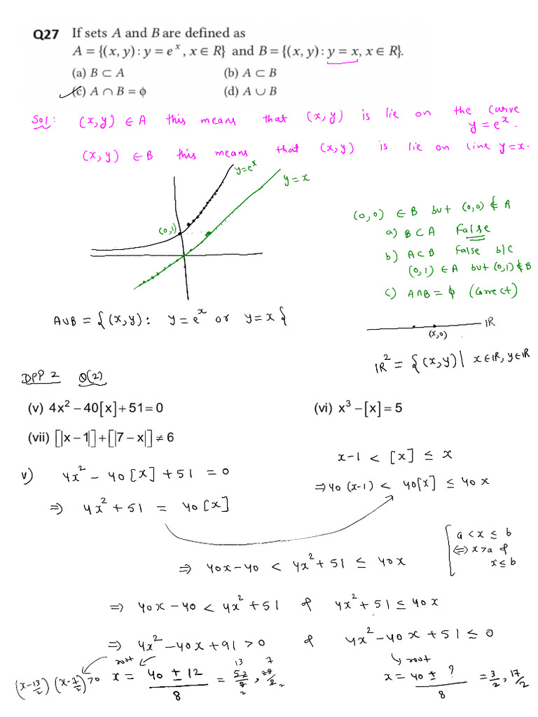 Lec 21 Doubt Class DPP 2 | PDF