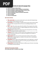Dysarthria Exercises and Activities for Adults | PDF | Relaxation