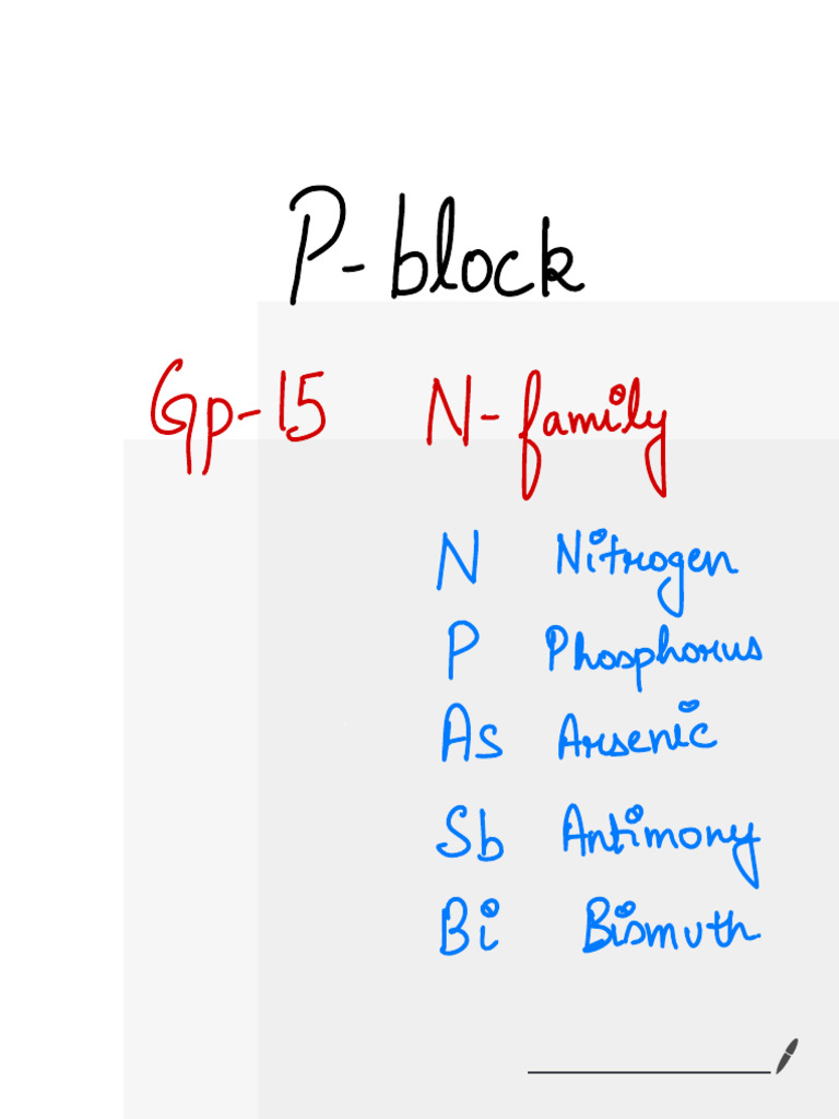 6 P Block-Gp-15 - 250627 - 100740 | PDF | Nitric Acid | Ammonia