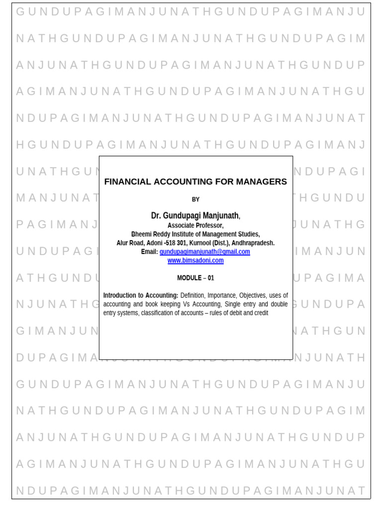 FA Notes | PDF
