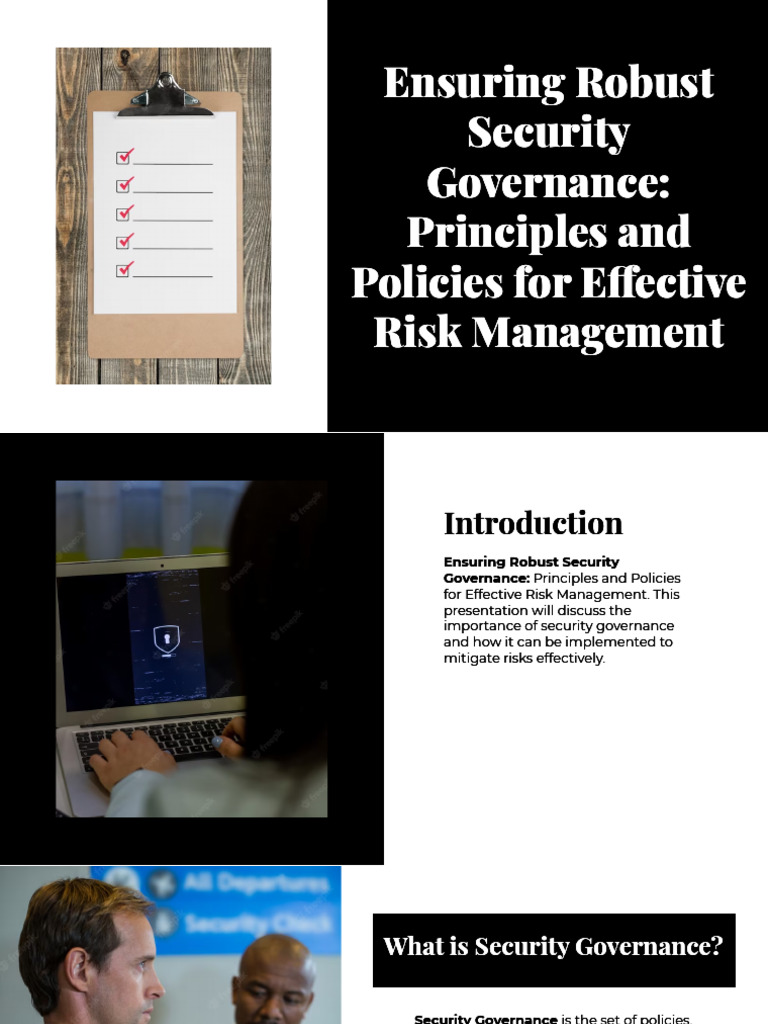 Wepik Ensuring Robust Security Governance Principles and Policies For ...
