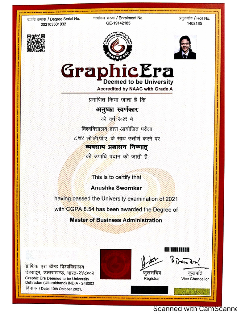MBA Degree | PDF