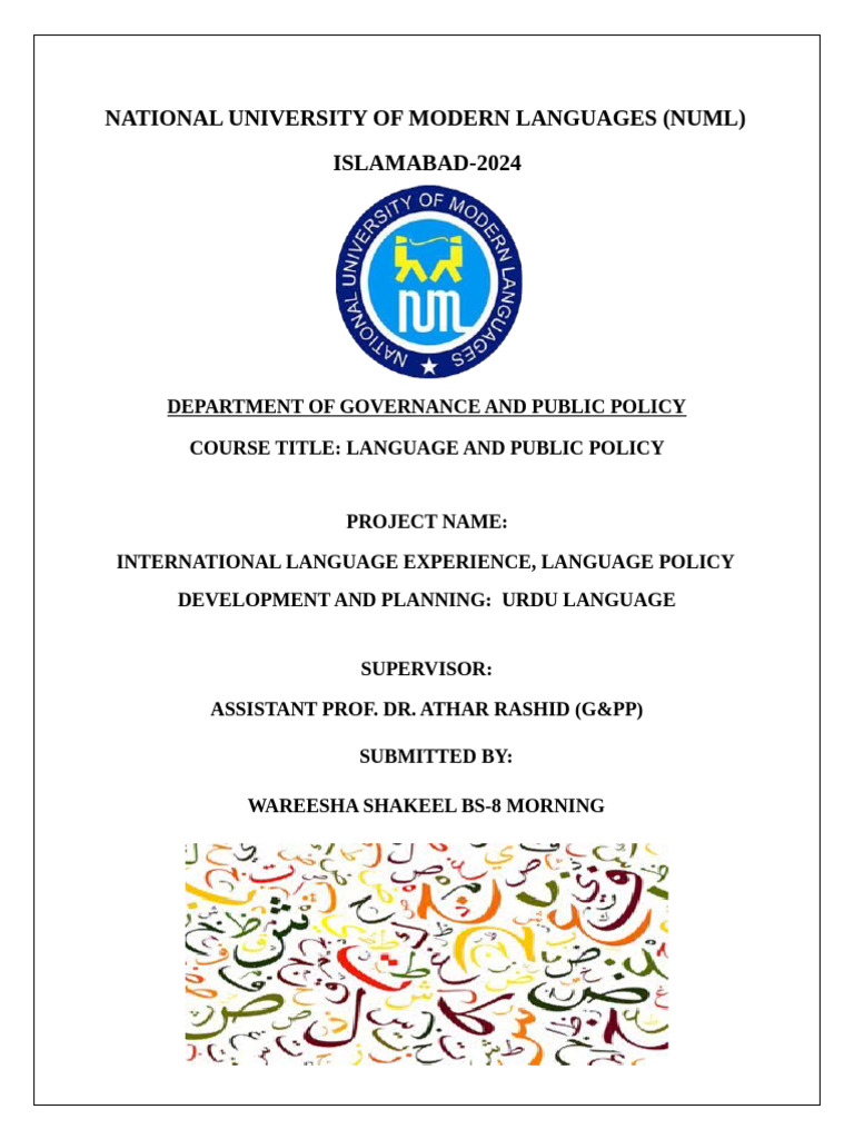 Ethnic Diversity in Urdu Language | PDF | Urdu | Languages Of Asia