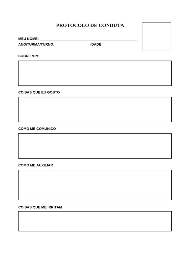 Protocolo de Conduta Educacional | PDF