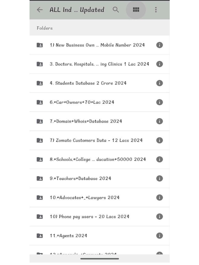 Database List | PDF