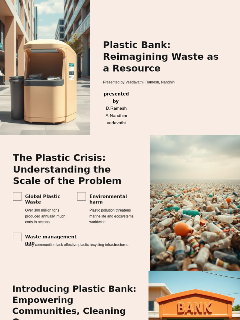 Plastic Bank: Turning Waste into Wealth | PDF | Recycling | Plastic