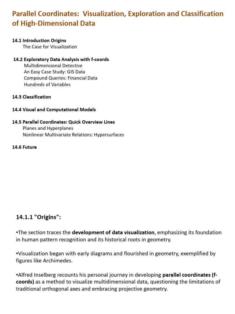 Parallel Coordinates for High-Dimensional Data | PDF | Matrix ...