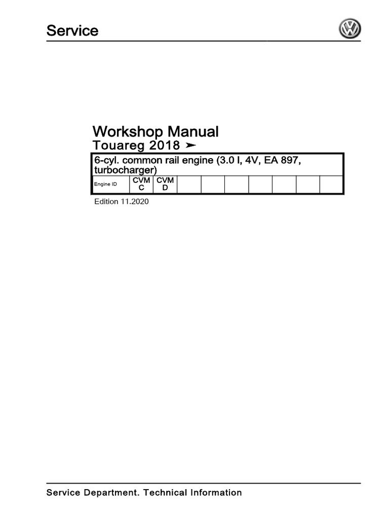 Engine CVMC CVMD Repair Manual Eng | PDF | Belt (Mechanical) | Throttle