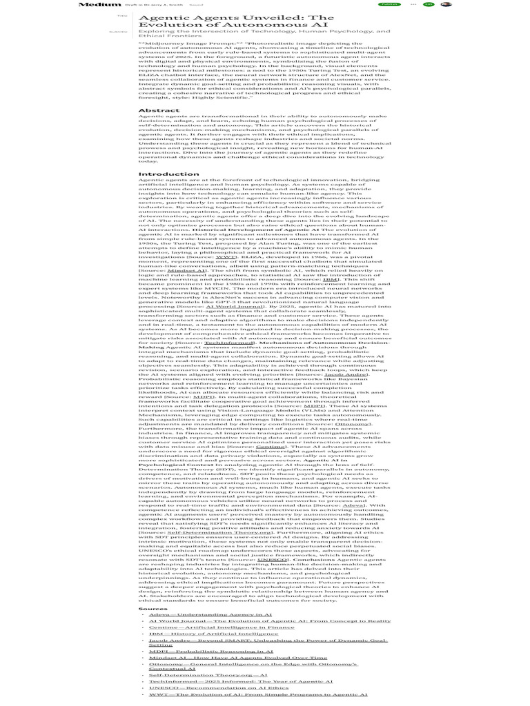 Evolution of Autonomous AI Agents | PDF | Artificial Intelligence ...