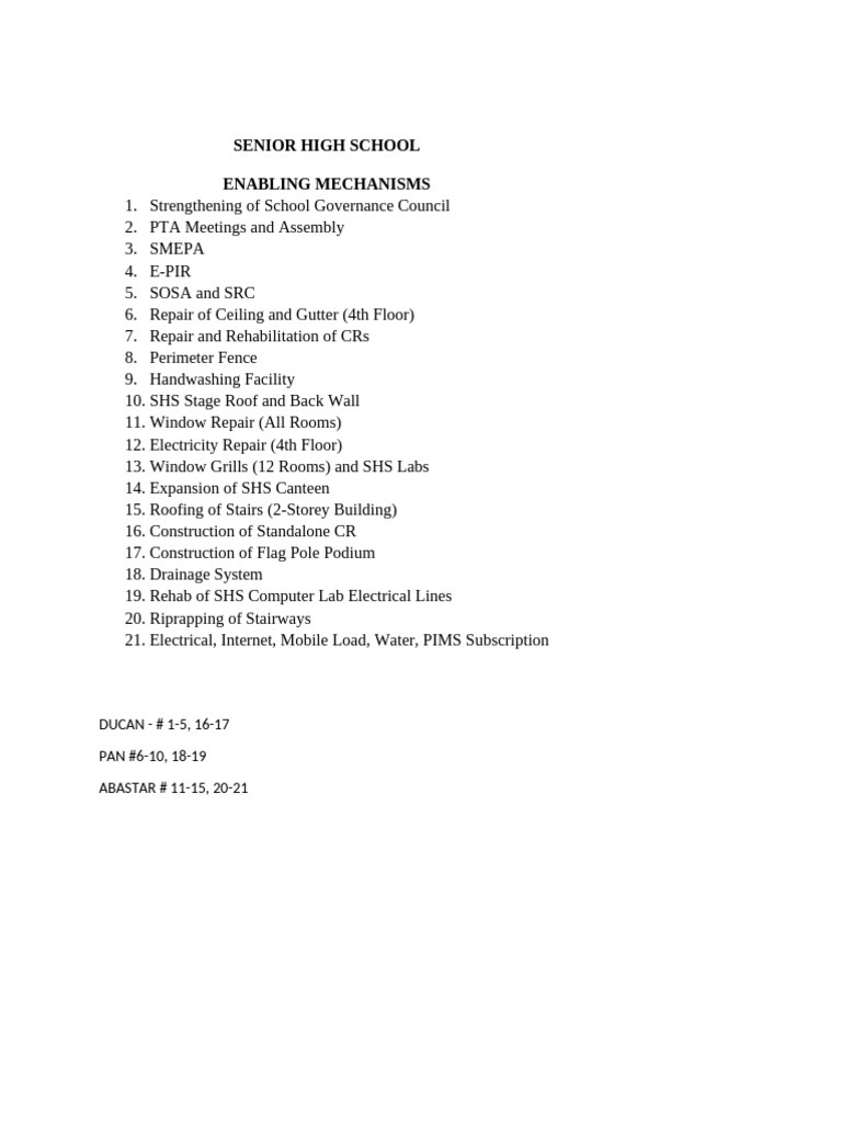 Senior High School | PDF