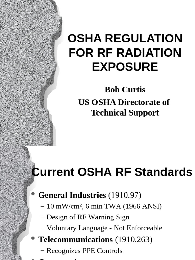 RF Protective Clothing Standards Update | PDF | Occupational Safety And ...