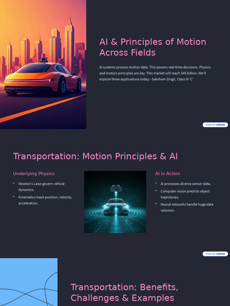AI and Principles of Motion Across Fields | PDF | Artificial ...