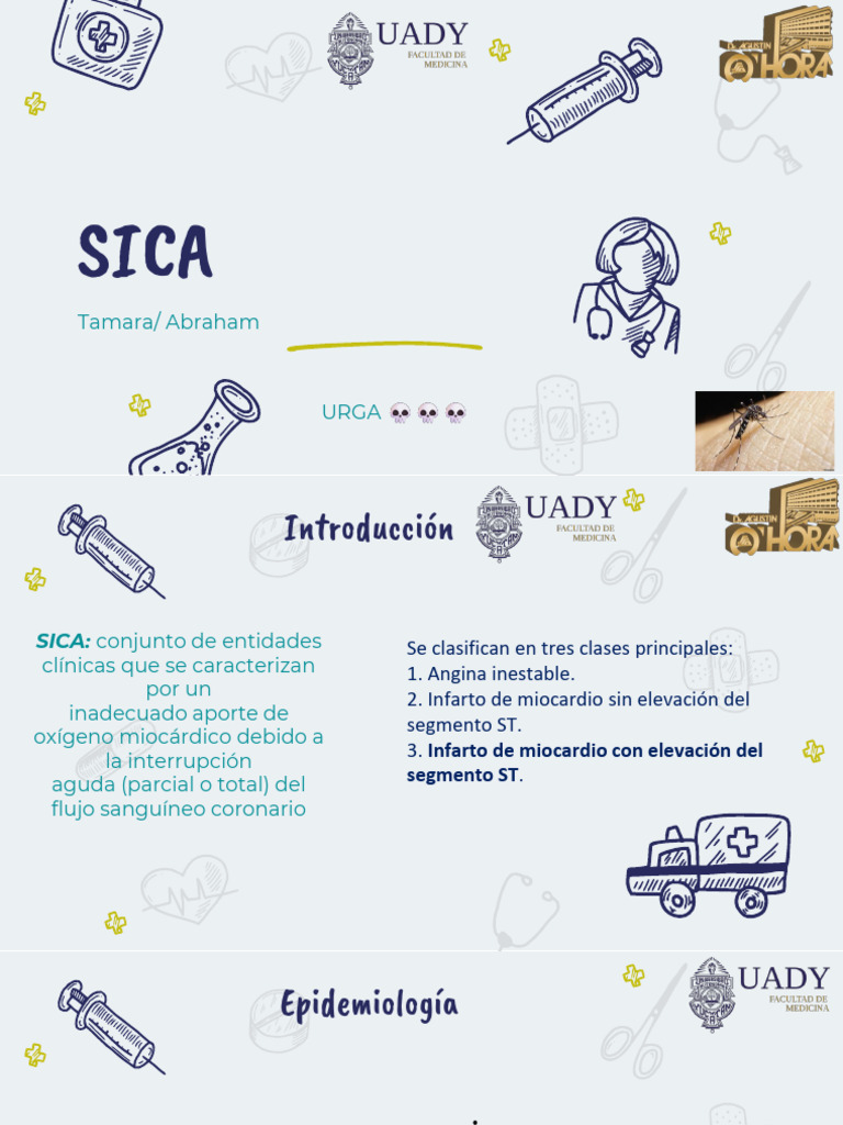 Urga Sica | PDF | Infarto de miocardio | Sistema cardiovascular
