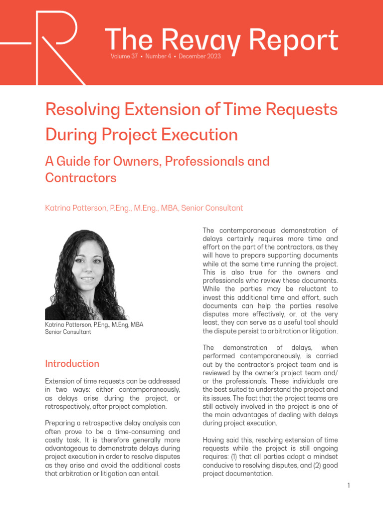 Extension of Time Requests Guide | PDF | Narrative | Information