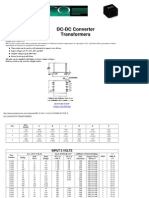 DC-DC Converter Transformers: Surface Mount