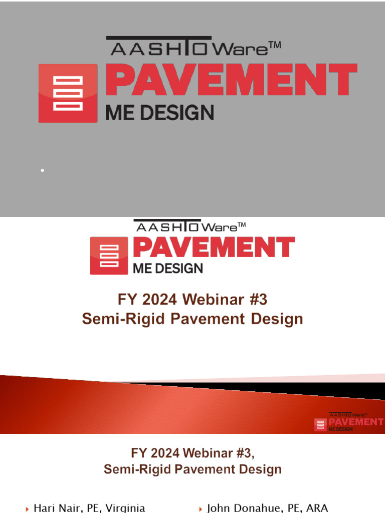 Semi-Rigid Pavement Design Webinar | PDF | Strength Of Materials ...