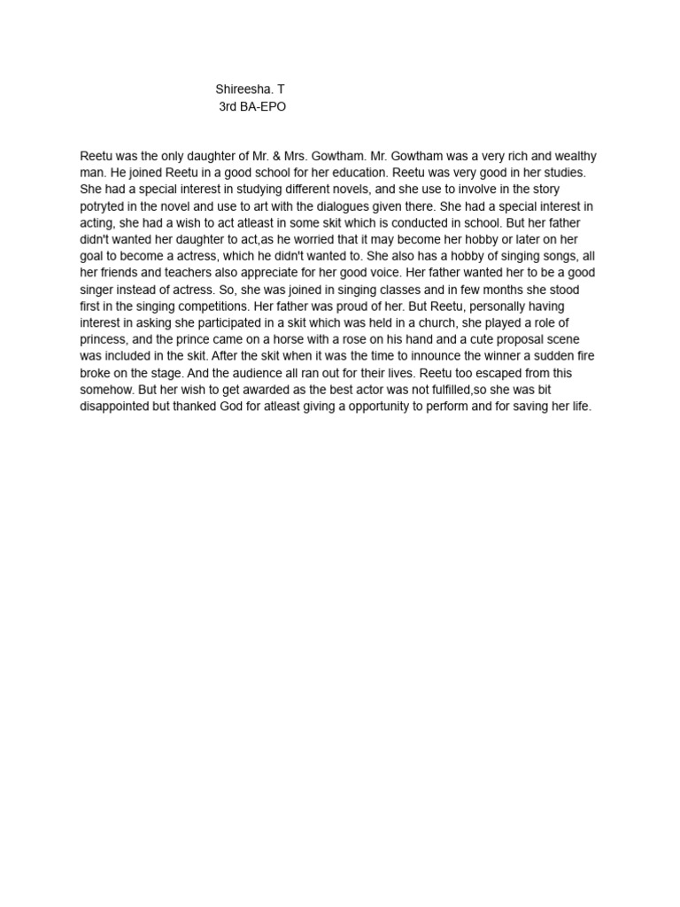 Story | PDF