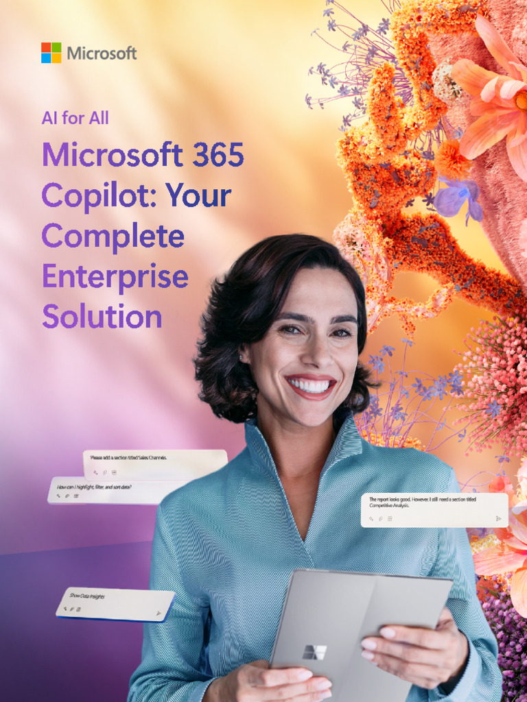Microsoft 365 Copilot: AI for Enterprise Efficiency | PDF | Artificial ...