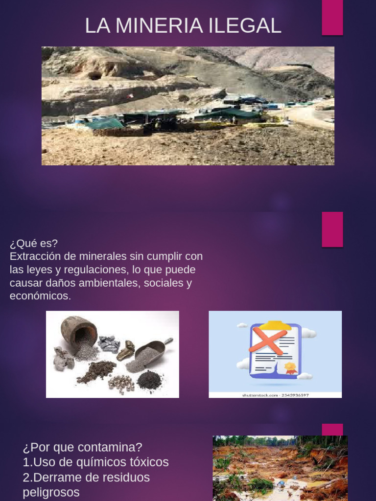 Impacto de la Minería Ilegal en el Medio Ambiente | PDF