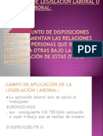 Definicion de Legislacion Laboral o Derecho Laboral