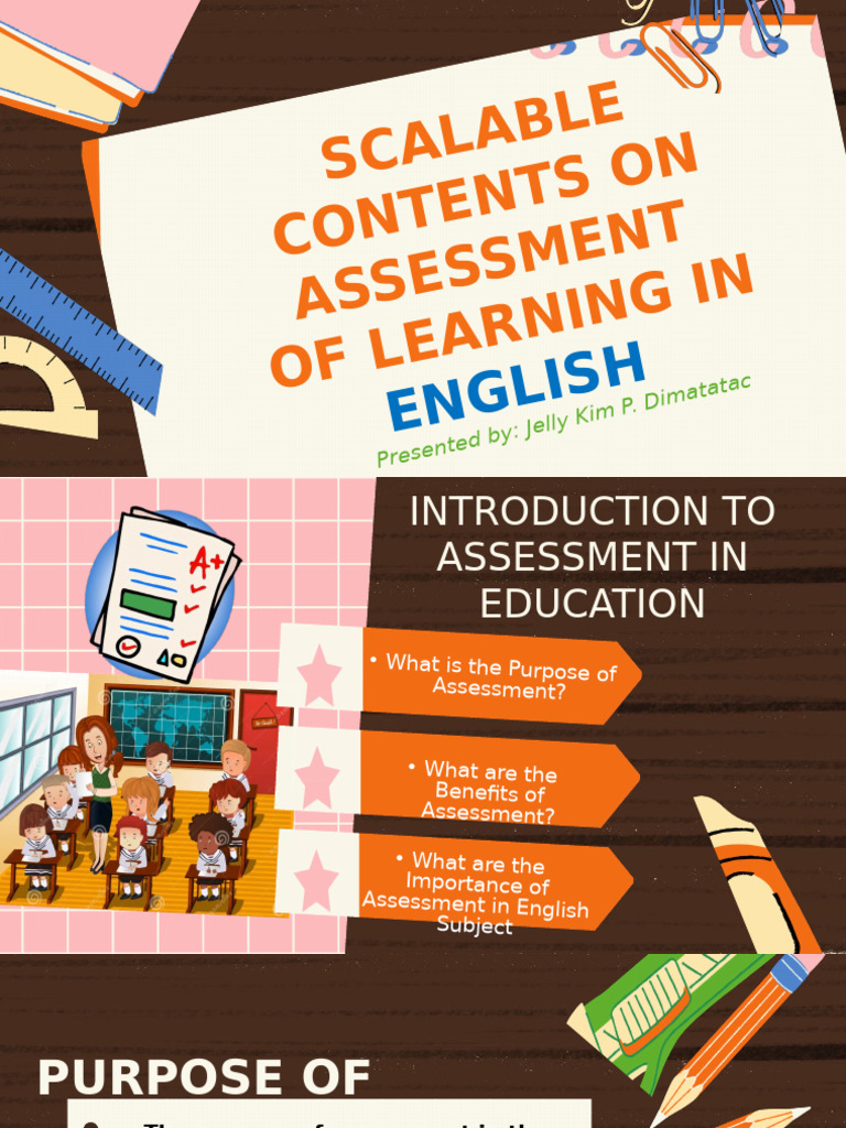 Assessment Strategies in English Education | PDF | Educational ...