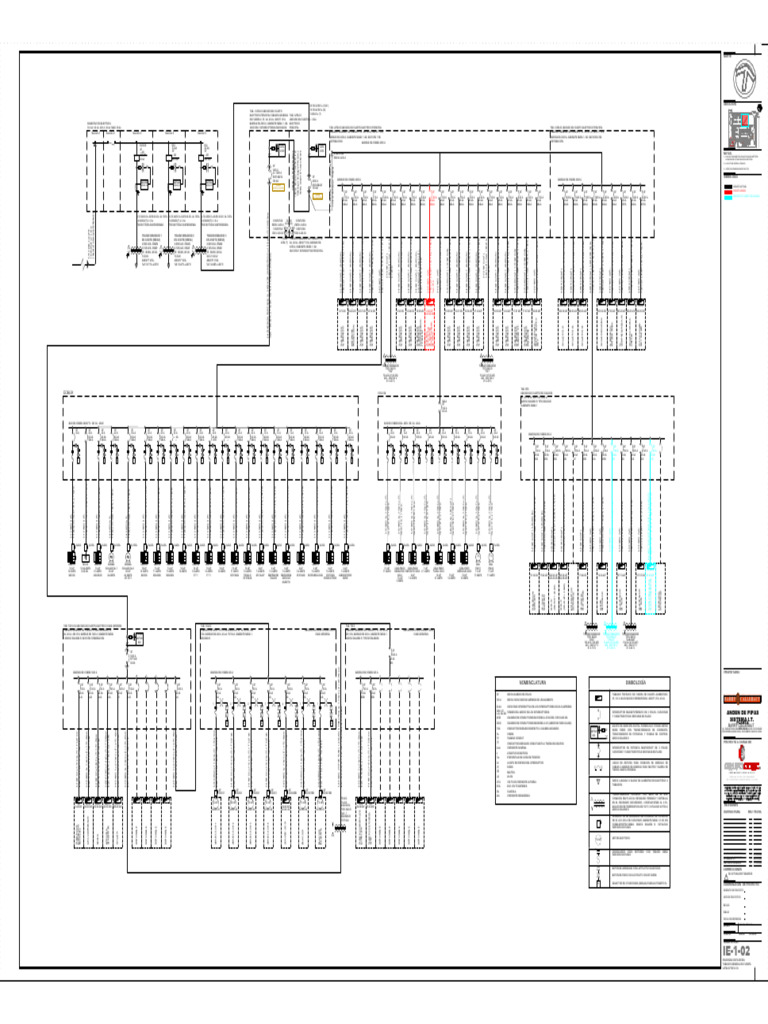 IE-1-02 DIAGRAMA UNIFILAR DEL TABLERO GENERAL DE FUERZA LVPB-03 TGF2-CG ...