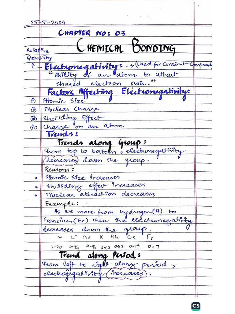 Chemistry Chapter 3 Notes Pdf