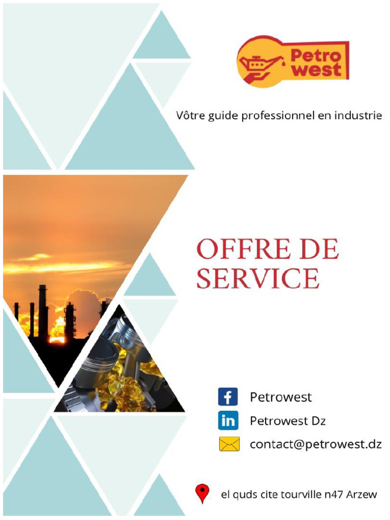 Services industriels de PETROWEST | PDF | Pétrole | Camion