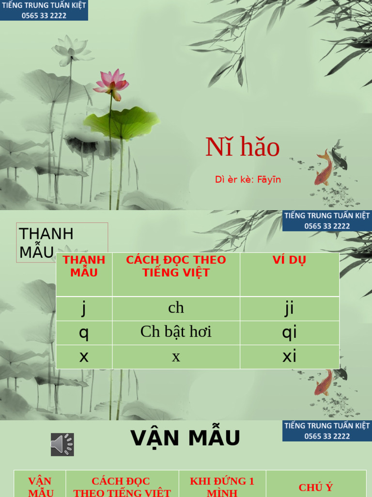 Tiết 2 Phiên Âm Tiếng Trung Bài 2 | PDF