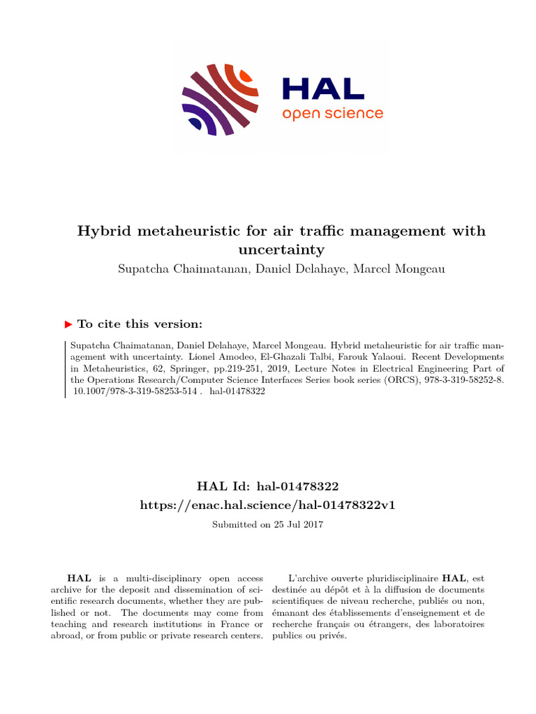 Hybrid Met A Heuristic For Atm | PDF | Air Traffic Control ...