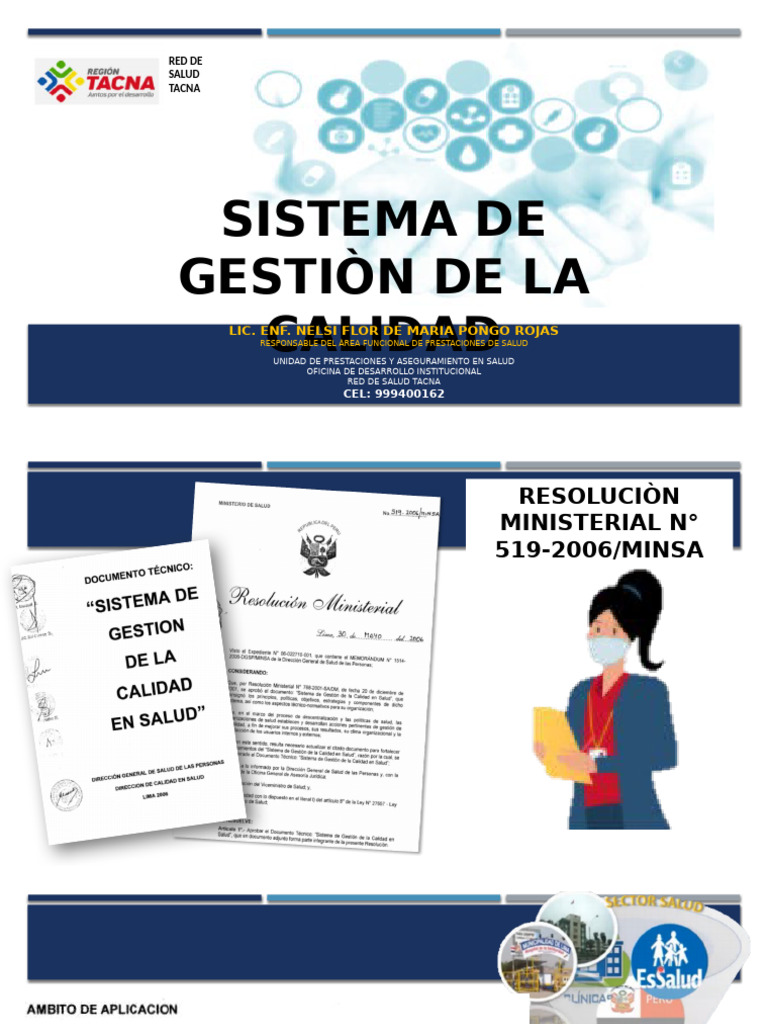 Sistema de Gestión de Calidad en Salud | PDF | Lavado de manos | Salud ...