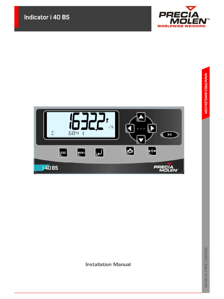 Precia Molen i40 Installation Guide | PDF | Parameter (Computer ...