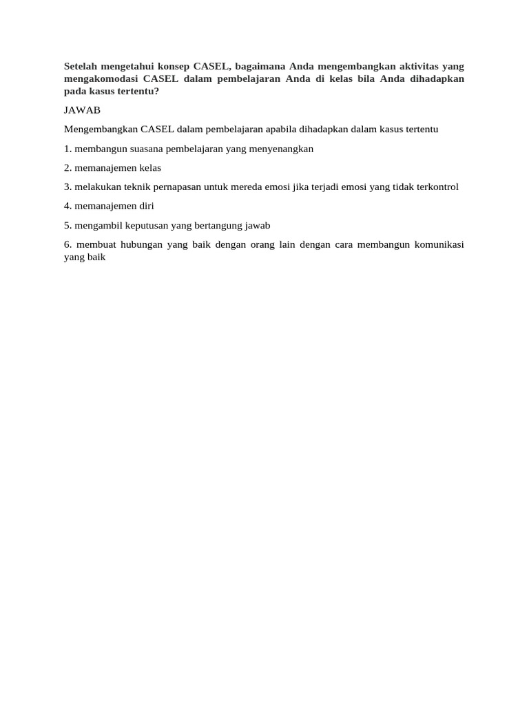 Refleksi Konsep Pse | PDF