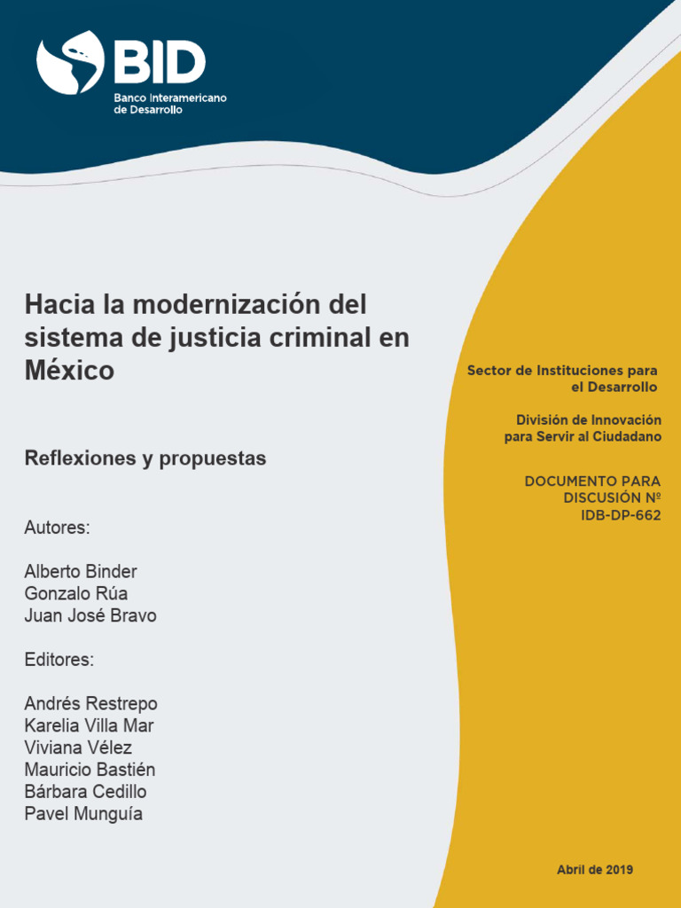Estudio-Hacia La Modernización Del Sistema de Justicia Criminal en ...