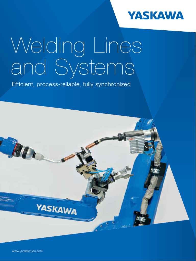 Yaskawa Welding Lines & Systems Overview | PDF | Rotation | Welding