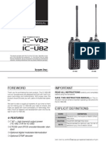 Icom IC V82 U82 Manual