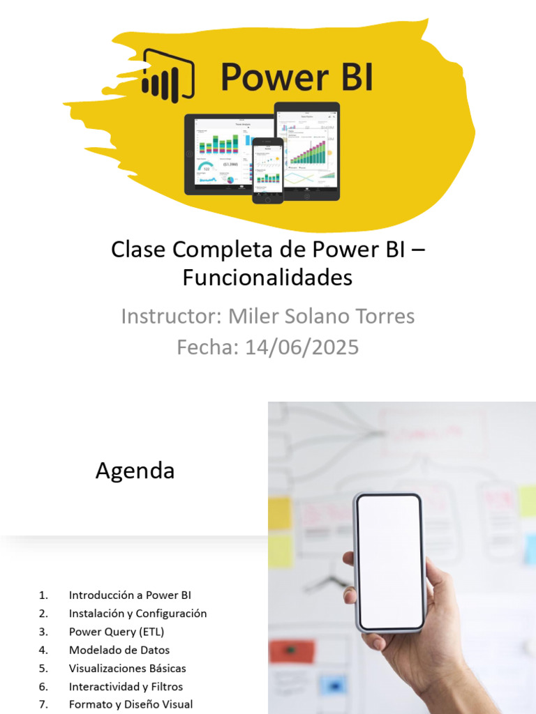 Clase Completa de Power BI: Funcionalidades | PDF