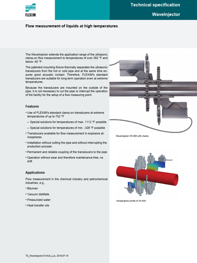 Ts Waveinjectorv3-4us Lus | PDF | Flow Measurement | Pipe (Fluid ...