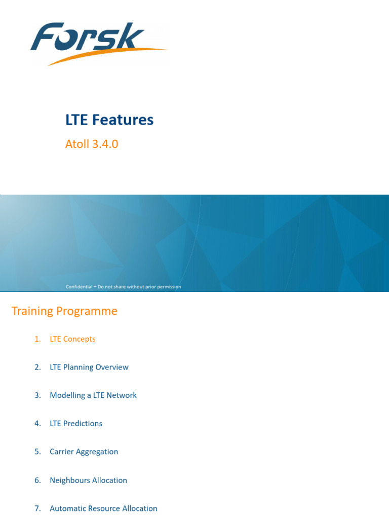 Atoll 3.4.0 LTE | PDF | High Speed Packet Access | Orthogonal Frequency ...