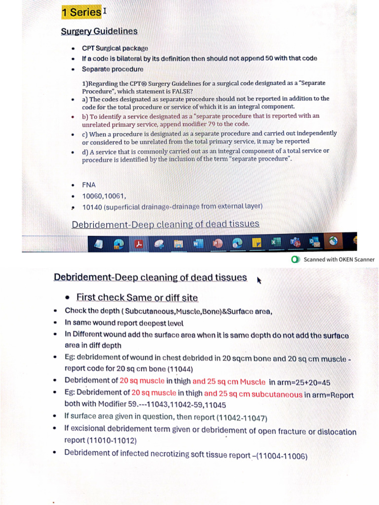 Integumentary CPC Notes | PDF