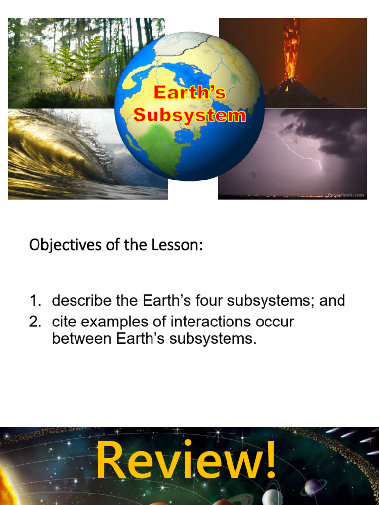Earth's Four Subsystems Explained | PDF | Earth | Soil