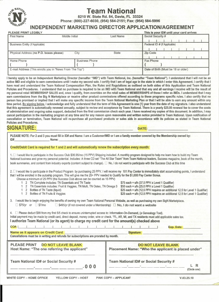 Team National IMD Application Form | PDF | Payments | Economies